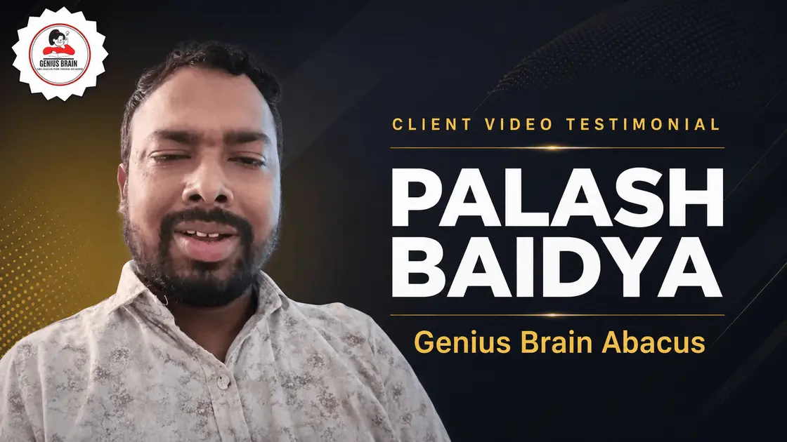 Palash Baidya from Genius Brain Abacus